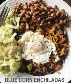 BLUE CORN ENCHILADAS